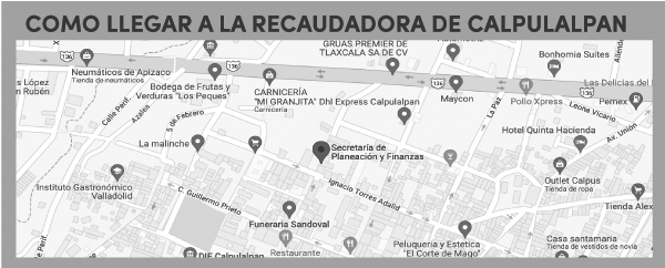 como llegar a recaudadora Calpulalpan
